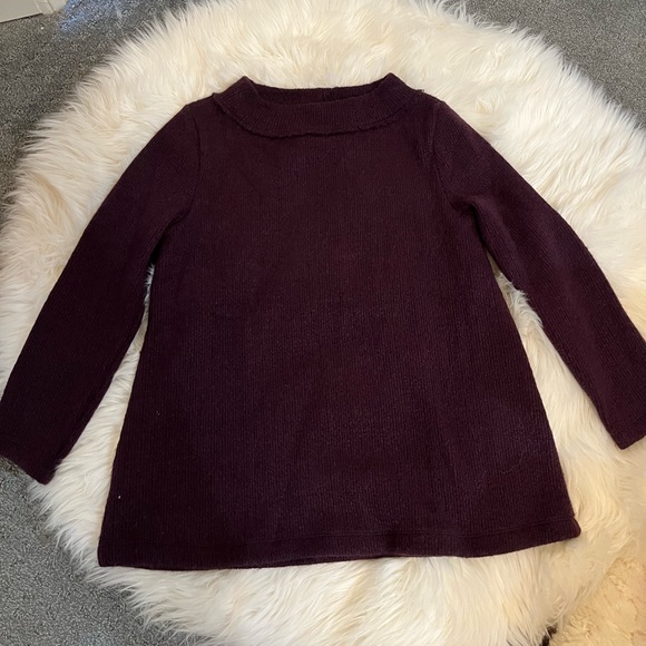 Loft outlet purple pullover tunic sweater. Size small - Picture 2 of 6